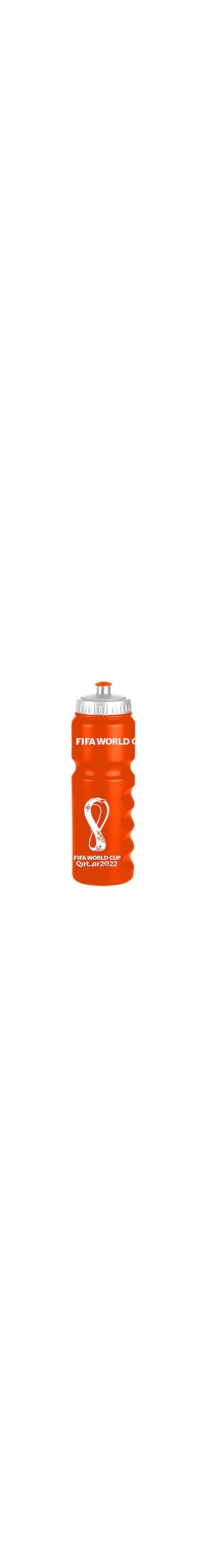 FIFA World Cup Qatar 2022 Graphic Printed Hdpe Sports Water Bottle 750ml Orange, RT5008014