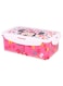 Rectangular Food Container with Removable Compartments 1190 ml Food Box with Minnie So Edgy Bows BPA Free Leak Proof Lunch Box for Kids