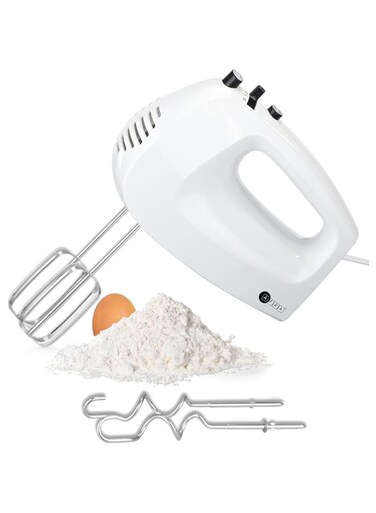 AFRA Hand Mixer, 250W, For Eggs and Dough, Ejector Button with Safety, 5 Speed Settings, Turbo Function, AF-250HMWT, 2 years warranty
