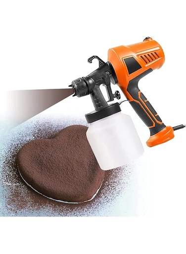HSRG Airbrush Cake Decorating Kit, 500W Electric Handheld Chocolate Spray Gun, Art Craft Decorating, 3 Patterns Manual for Cake and Dessert, Ceiling, Fences, Walls