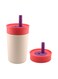 12oz Insulated Water Bottle with Straw &acirc;&euro;&ldquo; Stainless Steel Double-Layer Vacuum Flask for Kids &acirc;&euro;&ldquo; Leak-Proof Mini Size Thermos with Lid Hot &amp; Cold Travel Mug School or Outdoor Use (White)