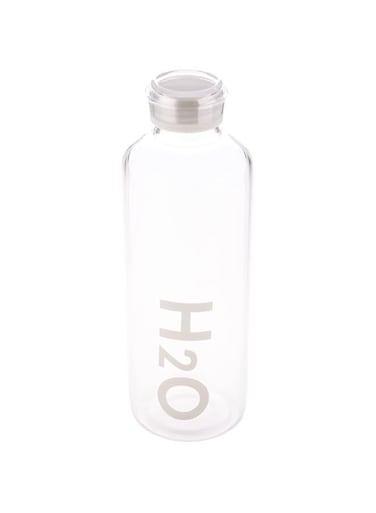 AKDC Orchid Boro Glass Bottle L(8XM) XW(8CM) XH(25CM) Clear