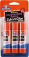 Elmer's Disappearing Purple School Glue Sticks, 0.21 oz Each, 3 Sticks per Pack (E520)