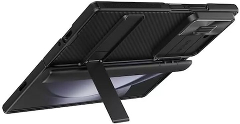 Samsung Galaxy Z Fold 6 Case,Slide Camera Cover [Creative Hinge Protection][Hidden Kickstand] Protective Phone Case for Galaxy Z Fold 6 5G (Black)