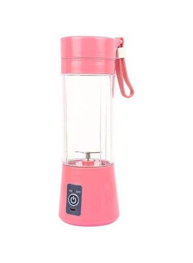 Dubai Gallery Electric Usb Mini Juicer Bottle 187681_2 Pink/Clear