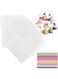 SubyVeK 100pcs Clear Cellophane Bags Gift Bag with Twist Ties for Wedding Favours Wrapping Cupcakes and Sweets, 23 * 12.5cm(L,W)