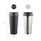 LocknLock 540ml Clip Tumbler &ndash; Black, Stainless Steel Travel Mug with Double-Vacuum Insulation, Non-Slip Pad &amp; Convenient Cap