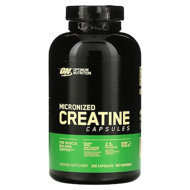 Optimum Nutrition Micronized Creatine Capsules, 200 Capsules