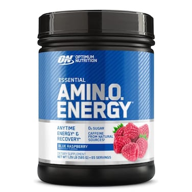 Optimum Nutrition Amino Energy, Blue Raspberry, 65