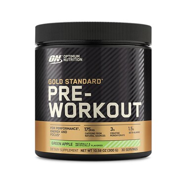 Optimum Nutrition Gold Standard Pre-Workout, Green Apple, 300 Gm