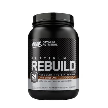 Optimum Nutrition Platinum Rebuild Powder, Dark Chocolate, 1.67LB