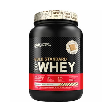 Optimum Nutrition Gold Standard 100% Whey Protein, S'Mores, 2 LB