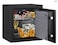 Rubik Fireproof Safe Box with Digital Keypad and Key Lock for Home Office Protect Money Jewelry A4 Documents Passport RBFP40 (Size 40x38x31cm) Black