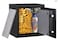 Rubik Fireproof Safe Box with Digital Keypad and Key Lock for Home Office Protect Money Jewelry A4 Documents Passport RBFP40 (Size 40x38x31cm) Black