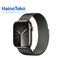 Haino Teko Series 10 Jet Black Smart Watch With Large Screen AMOLED Display AI Voice Assistance 3 Pair Straps and Charging Cable Black Designed For Ladies and Gents