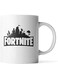Bactive White printed cup fortnite