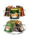 Mind Reader Tea Bag Carousel, Wire Holder, Rotating Organizer, Lazy Susan, Holds up to 60, 7 x 8.5 inches, Silver