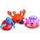 Zoggs Zoggy Soakers for Babies And Toddlers, Set of 3 Soft Foam Characters for Early Water Play, Builds Water Confidence from 3 Months+, Fun Bath And Pool Toys, 465399-AST
