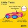 Zoggs Little Twist Swim Goggles Pink PinkTint Blue, Anti-Fog UV Protection Lenses, Soft-Seal Frame With Easy Adjust Strap, Ideal for Aged 0&ndash;6 Learning to Swim, 461421-PKPKTBL