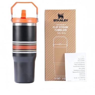 STANLEY IceFlow 2.0 Flip Straw Tumbler with Handle 30 oz   Twist On Lid and Flip Up Straw   Leak Resistant Water Bottle   Insulated Stainless Steel   BPA-Free
