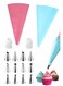 Frosting Piping Bags, Large Piping Bags Reusable, Cakes Cupcake Cookies Decorating Supplies