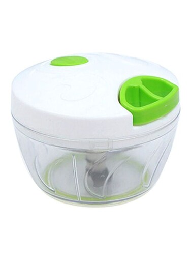 Manual Vegetable And Fruit Chopper White/Green