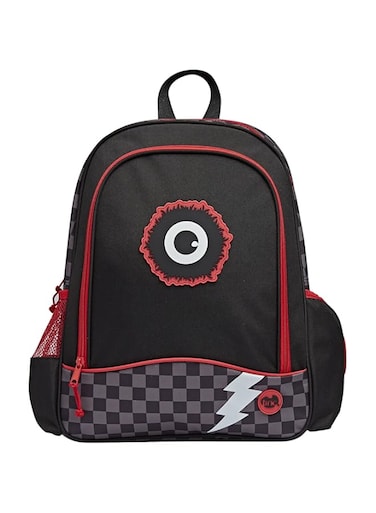 Tinc Kronk Urban Backpack   &lrm;Lightweight School Bags for Girls 14-16   School bag for boys   kids school backpacks   school bags for girls 10-12   Schoolbags   &lrm;Black   13x13x40cm - 470 g