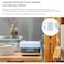 Bluetooth Clock Aromatherapy Humidifier Speaker with 7 Color Ambient Light
