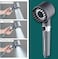 3-Function High-Pressure Handheld Shower Head   Powerful Rain Spray   Hard Water Softener &amp; Filtered Shower Head for Ultimate Spa Experience