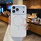 Silicone Iphone 17 Pro White Luxury Magnetic Compatible For Iphone Series &ndash; Shockproof, Slim Fit, Soft-touch Protective Cover With Magnetic Wireless Charging Support