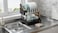 2-Tier Dish Drying Rack - Stainless Steel Dish Rack with Cutlery & Utensil Holders for Kitchen Counter, Sink Organization and Storage
