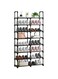 DAYONG 2 Rows 8 Tier Shoe Rack, 28-32 Pair Shoe Rack Organizer, Metal Shoe Boot Storage Rack, Freely Assembled Shoe Shelf, Bookshelf, Kitchenware Rack, Storage Rack