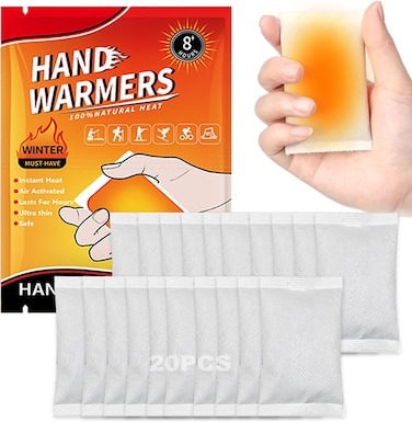 BananaHome Hand &amp; Foot Warmers-Disposable Heat Pad,Hot Hands Hand Warmers, Long Lasting Safe Natural Odorless Air Activated Warmers,Perfect for Camping,Outdoor Skiing,Travel