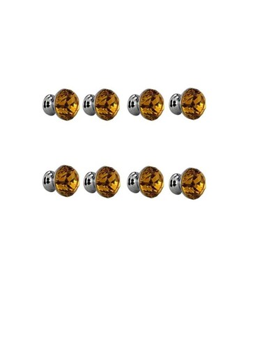 pcs Crystal Knob-Acrylic -Brown