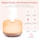 Baeskii Humidifier Oil Fragrance Diffuser Bluetooth Speaker 5.0, 500ml Aromatherapy Diffusers for Aroma Essential Oils, Ultrasonic Oil Diffuser with Remote Control,4 Timers
