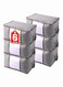 6 PCS Clothes Organizer Storage Bag with Reinforced Handle and Sturdy Zipper 60*40*35CM