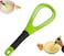 Flat and Balloon Collapsible Twist Whisk - Silicone Egg Beater, Handheld Mixer, Baking and Cooking Tool for Kitchen - Green