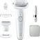 Braun Silk-&eacute;pil 9 Epilator for Easy Hair Removal, Silky Smooth Skin, SES9-341, White/Silver
