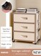 Multipurpose 3 Layers Drawer Storage Cabinet Plastic Waterproof Containers Box with Drawers Multifunctional Storage Organizer for Kitchen,Bathroom,Bedroom,Living Room