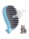 CENXI Cat Steam Brush,Self Cleaning Steamy Cat Brush for Massage, Steam Pet Brush for Removing Tangled and Loosse Hair Blue Fish Model (Blue)
