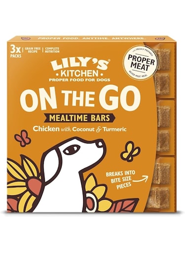 LILY'S KITCHEN Chicken on the Go Bars Multipack for Dogs - 3X40G