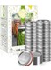 48Pcs Canning Lids with Rings Regular Mouth, Premium Mason Jar Lids with Bands/Rings for Ball, Kerr Jars - Food Grade Material, 100% Fit &amp; Airtight for Regular Mouth Mason Jars