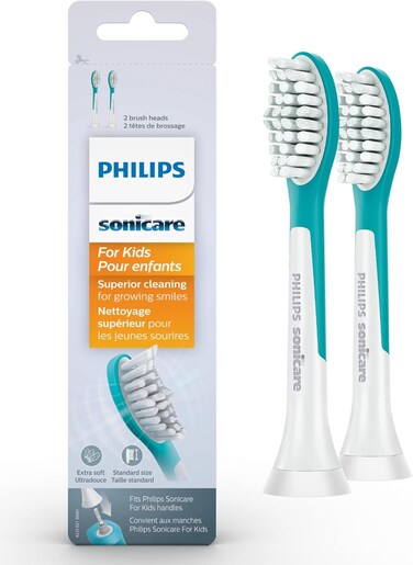 Philips Sonicare For Kids Replacement Brush Heads, 2 Pack, HX6042/94