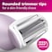 Philips Lady Shaver Series 6000 Cordless Wet and Dry Shaver with 4 Accessories, Body Exfoliating Glove, Comb Attachment (Model BRL136/00)