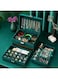 YAMDA Green Jewelry Box Organizer, 3 Layers Jewelry Organizer with Lock Jewelry Holder for Girls Women Jewelry Storage Box Velvet Jewellery Case for Necklace Earrings Bracelets Rings (Green)