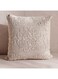 Home Mariah Embroidered Down Alternative Filled Cushion 50X50cm - Natural