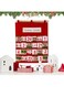 Fabric Christmas Advent Calendars With Pockets, New Hanging Advent Calendars With 24 Pockets, Reusable 24 Days Pocket Countdown Calendars Storage Bag For Fill Your Own Holiday Surprise Home Decor