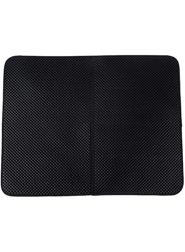 Folding Double-Layer Dog Cat Pet Litter Mat Elastic EVA Waterproof Pad Easy to Clean