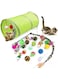 allmart Cat Toys 21Pcs Kitten Toys Cat Interactive Toys Set for Indoor Cats