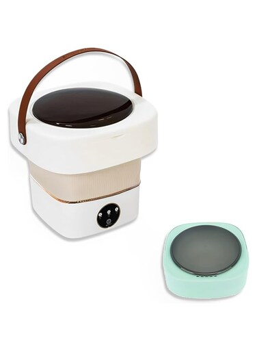 ECASA&trade; Portable Washing Machine, Foldable Mini Washing Machine, Small Washer for Baby Clothes, Underwear or Small Items, Apartment, Dorm, Camping, RV Travel laundry